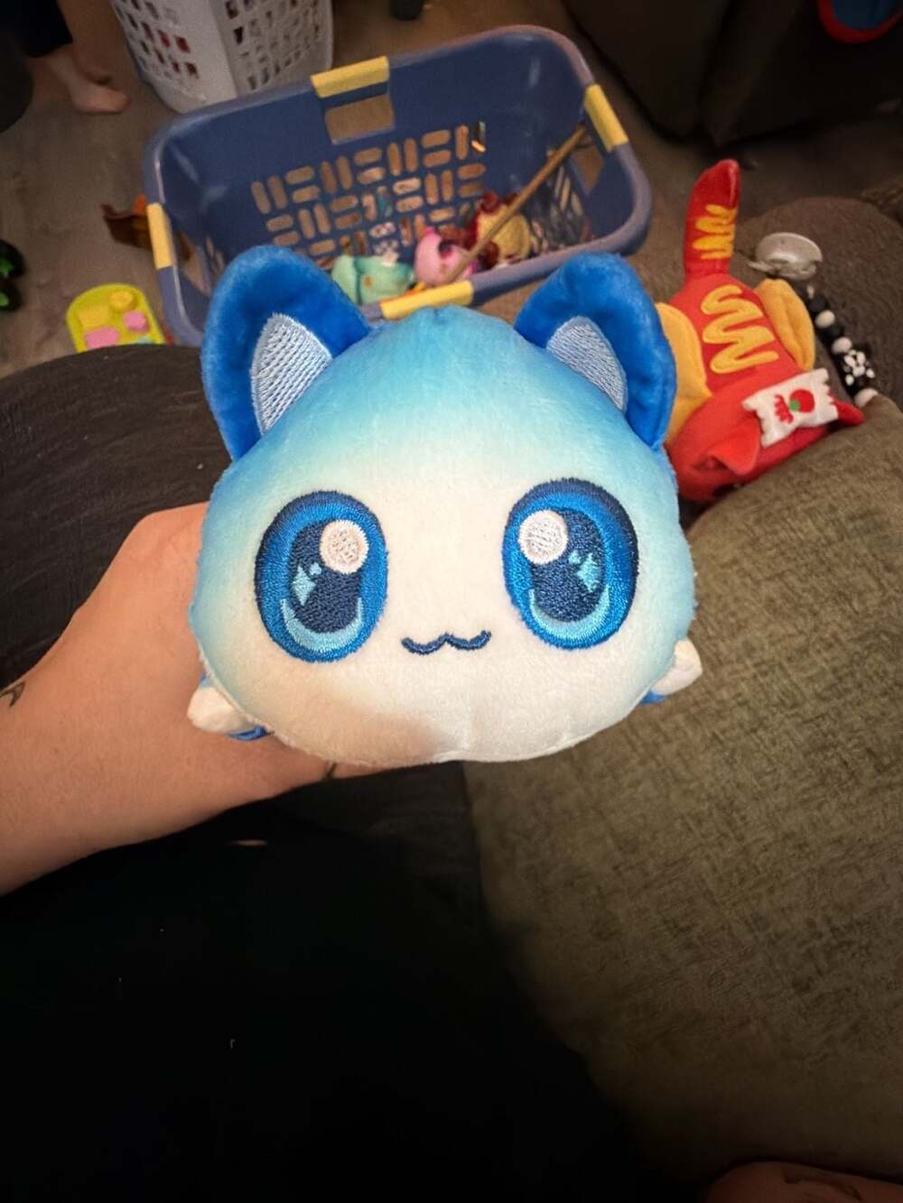 Aphmau MeeMeows Glitter Edition Series 6 Blue Hoodie Cat Plush